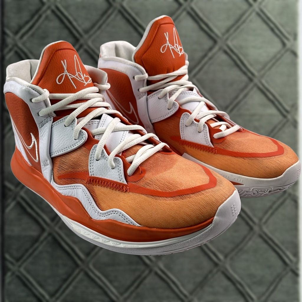 Nike Nike Mens Kyrie Infinity TB Sneakers DO9616-802 Orange Basketball Mid Top 11.5 Mens Shoes Size US 12 / EU 45 - 1 Thumbnail