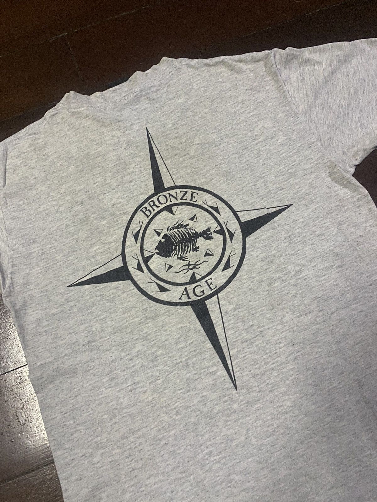 Hook-Ups × Powell Peralta × Vintage Vintage 90s Bronze Age Single Stitch Sun Faded Tee Size US L / EU 52-54 / 3 - 1 Thumbnail