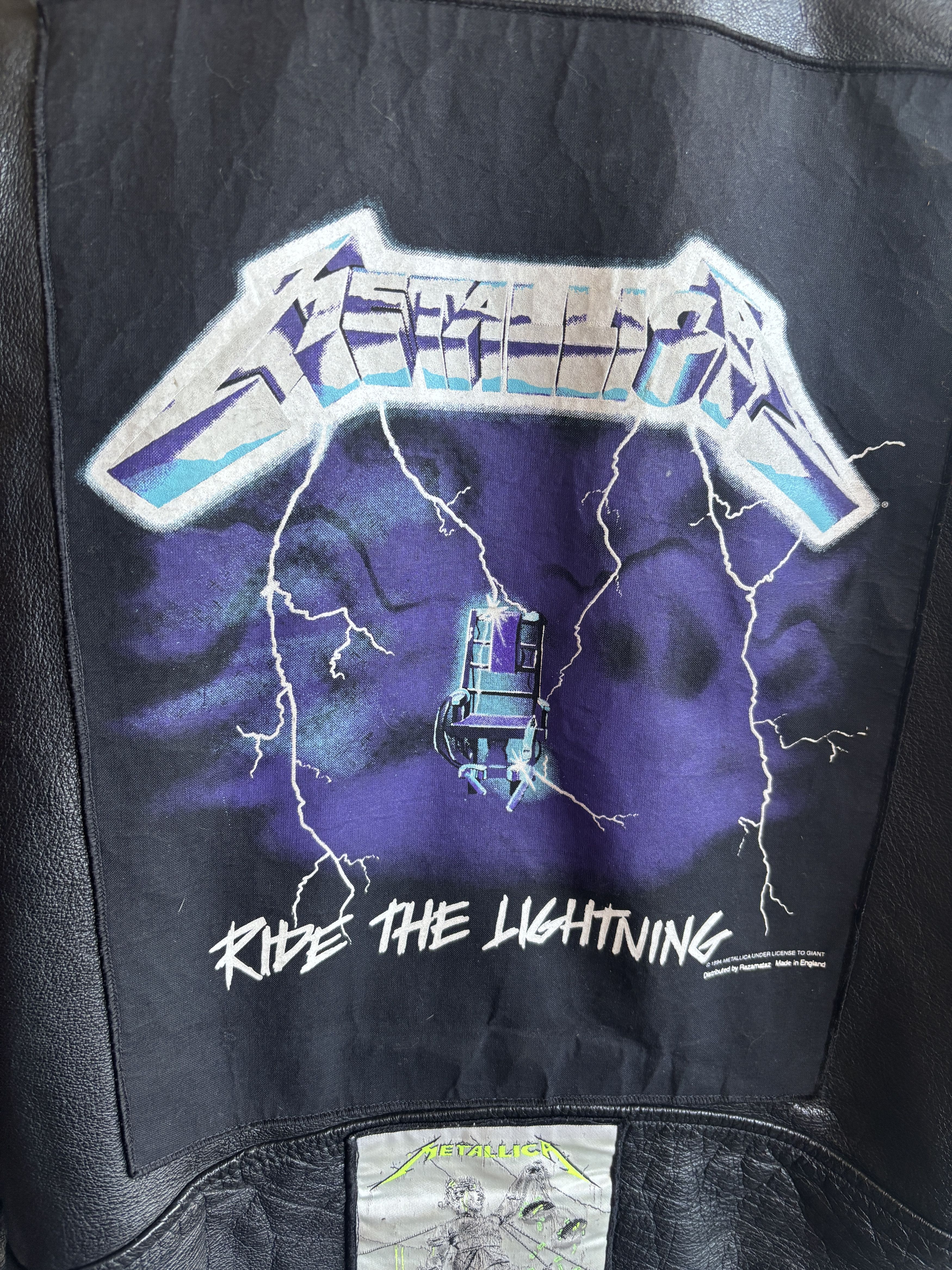 Other Vintage Echtes Leder Leather With 90's Metallica Patches Size US L / EU 52-54 / 3 - 4 Thumbnail