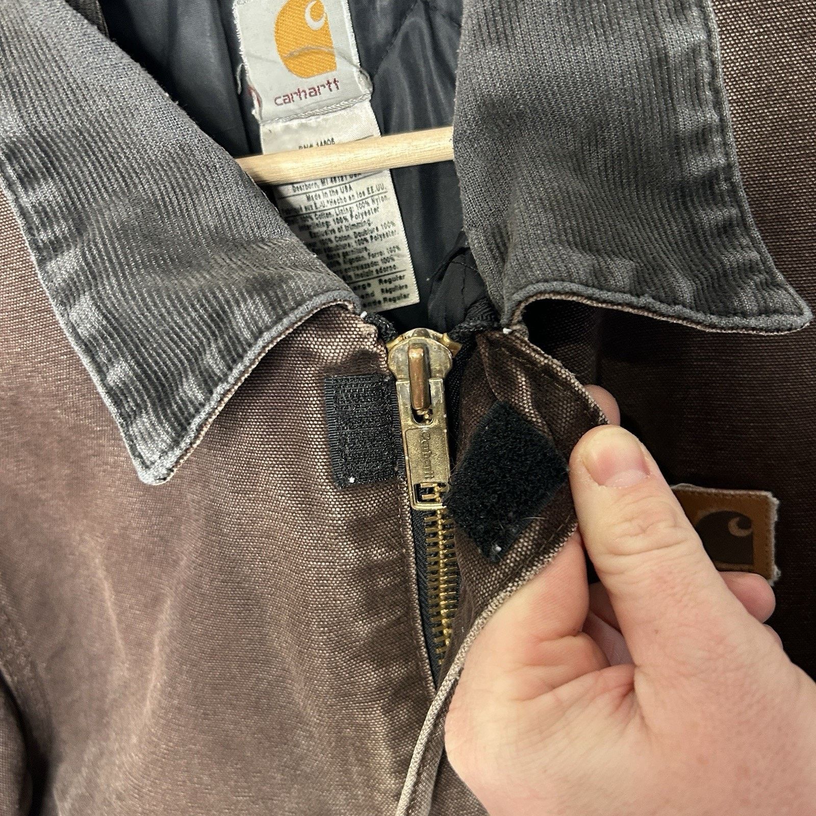 Carhartt Vintage Carhartt Quilted Traditional Jacket “Dark Brown” J22 Size US L / EU 52-54 / 3 - 15 Thumbnail