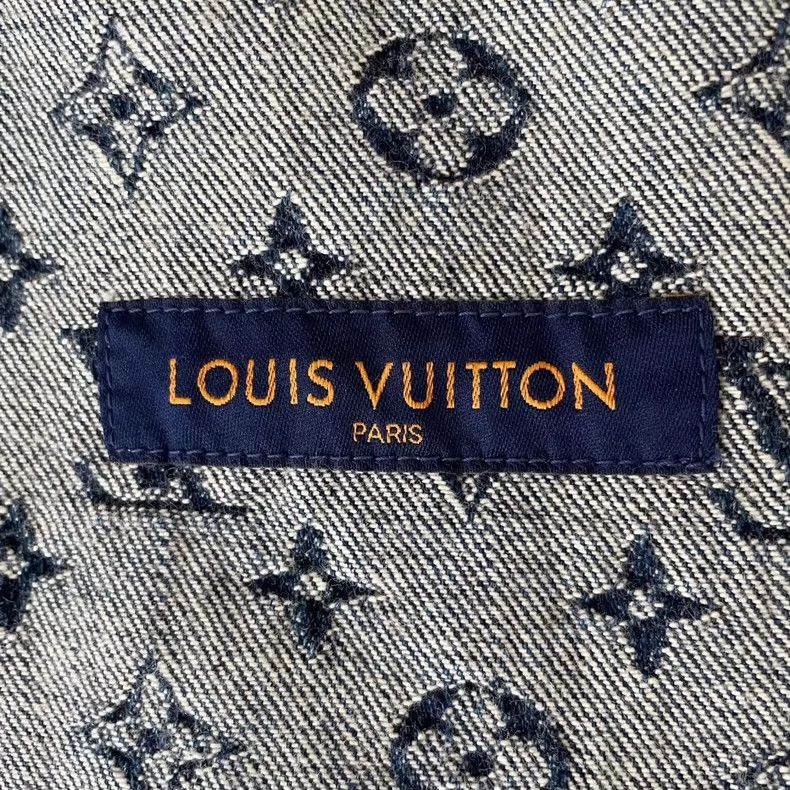 Louis Vuitton Louis Vuitton Blue Jean jacket 2501-Nextarrow Size US L / EU 52-54 / 3 - 3 Thumbnail