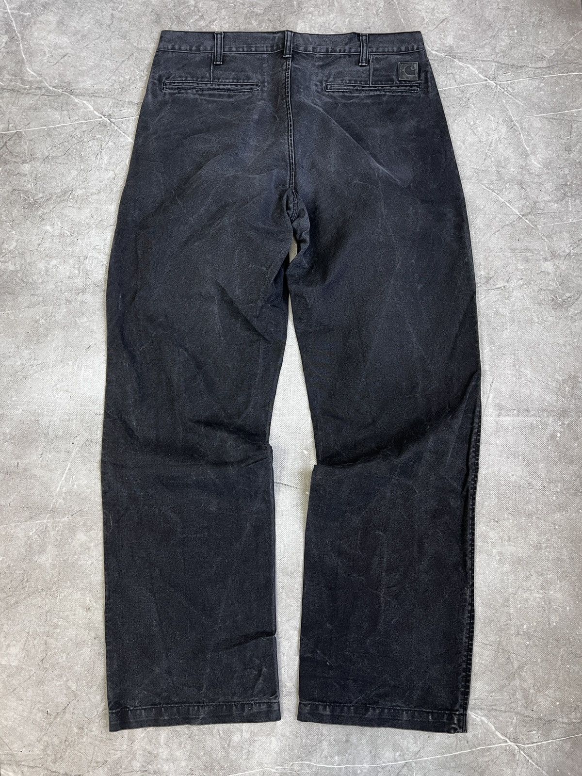 Carhartt Carpenter washed distressed black pants y2k Carhartt Size US 33 - 7 Thumbnail