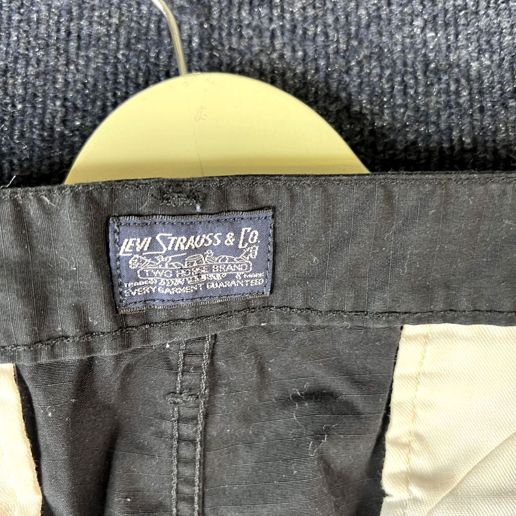 Levi's Levi's Mens Large Brown Cargo Shorts Ripstop Utility Pockets Casual Hiking Size US 33 - 4 Thumbnail