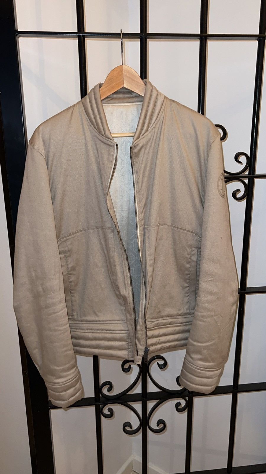 image of Limitato Bomber in Beige, Men's (Size Medium)