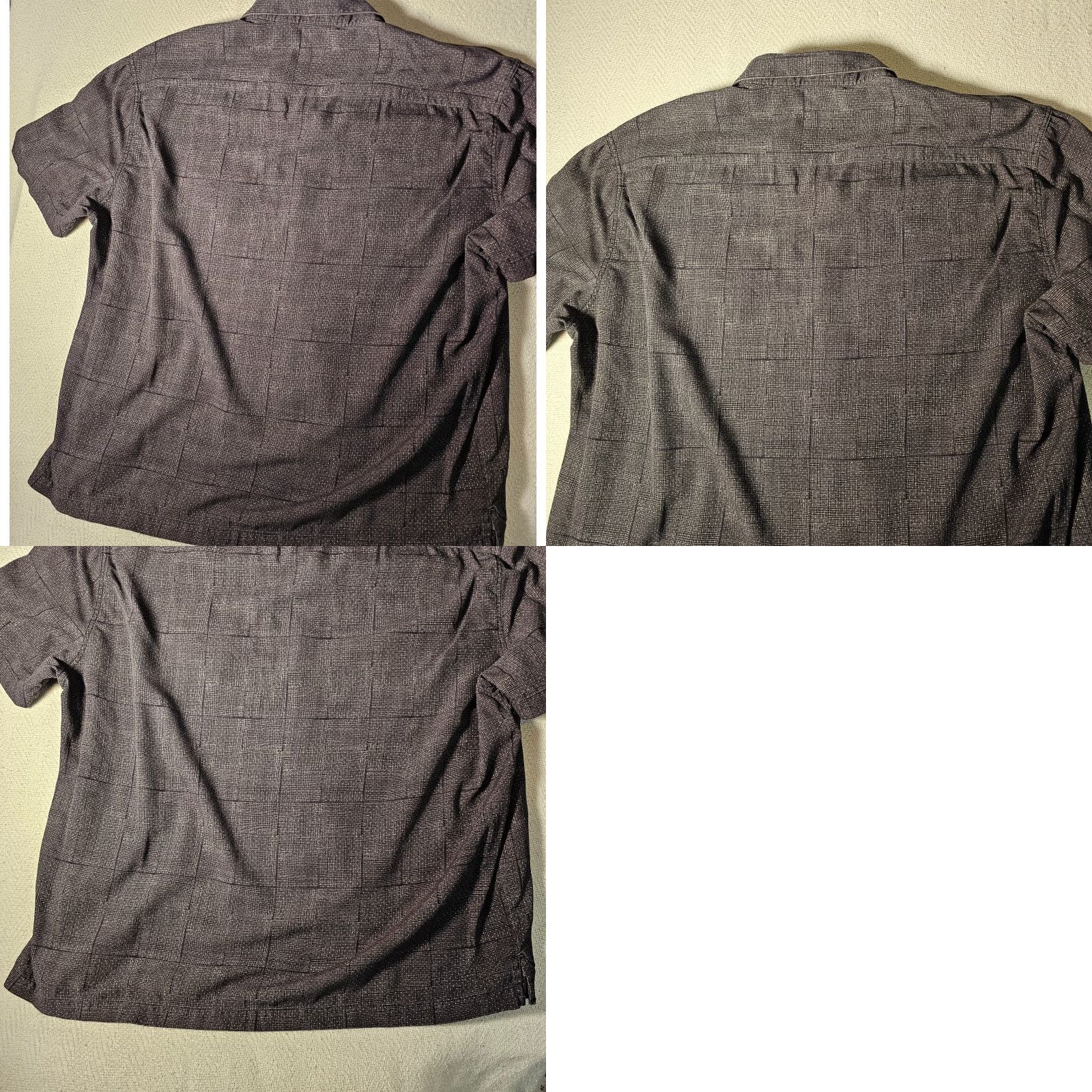 Nat Nast VINTAGE Nat Nast Luxury Originals Mens Gray Silk Blend Button Up Shirt Size 2XL Size US XXL / EU 58 / 5 - 8 Thumbnail