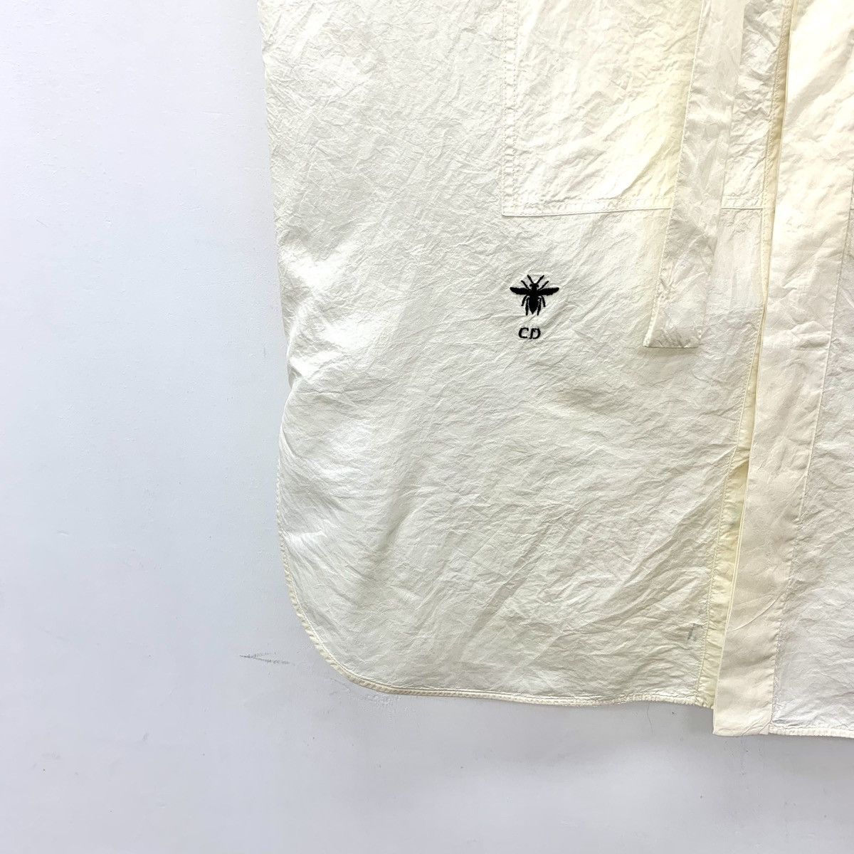 Dior Dior, Off-white Silk Sleeveless Blouse with Bow Tie K26WX Size XS / US 0-2 / IT 36-38 - 4 Thumbnail