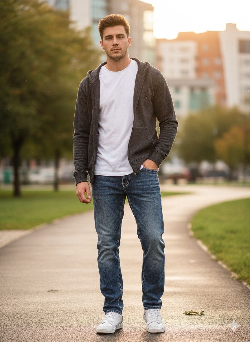 Other Answer Me Men’s 38 X 32 Straight Fit Blue Denim Jeans Size US 38 / EU 54 - 1 Thumbnail