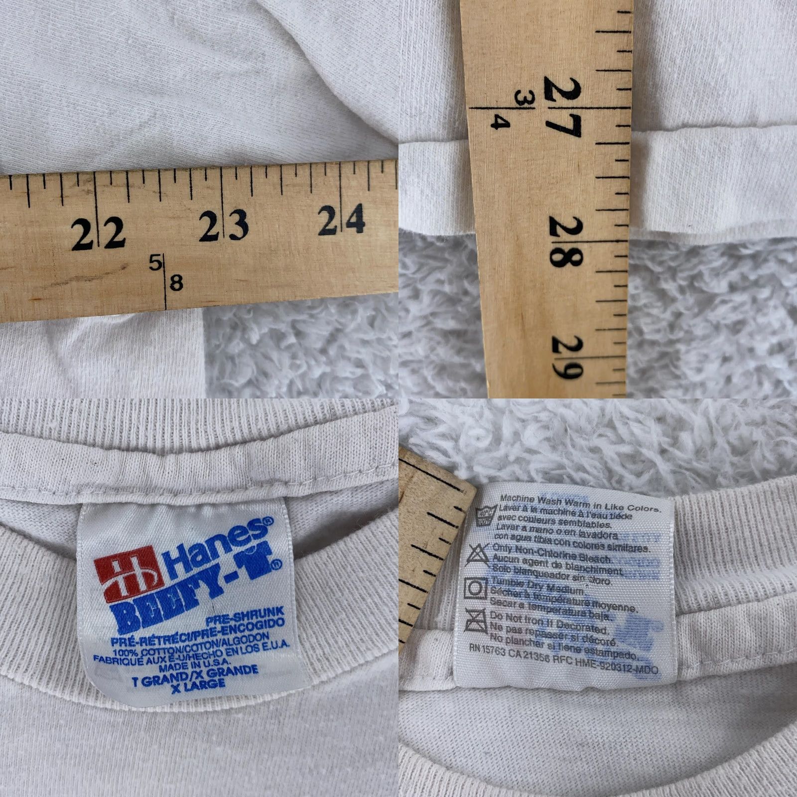 Hanes VINTAGE Read Any Good T-Shirts Lately? Shirt Mens XL Art SR Studio Funny Joke T-Shirt Mens XL White Graphic Print 90s SR Studio Mens Clothing Size US XL / EU 56 / 4 - 8 Thumbnail