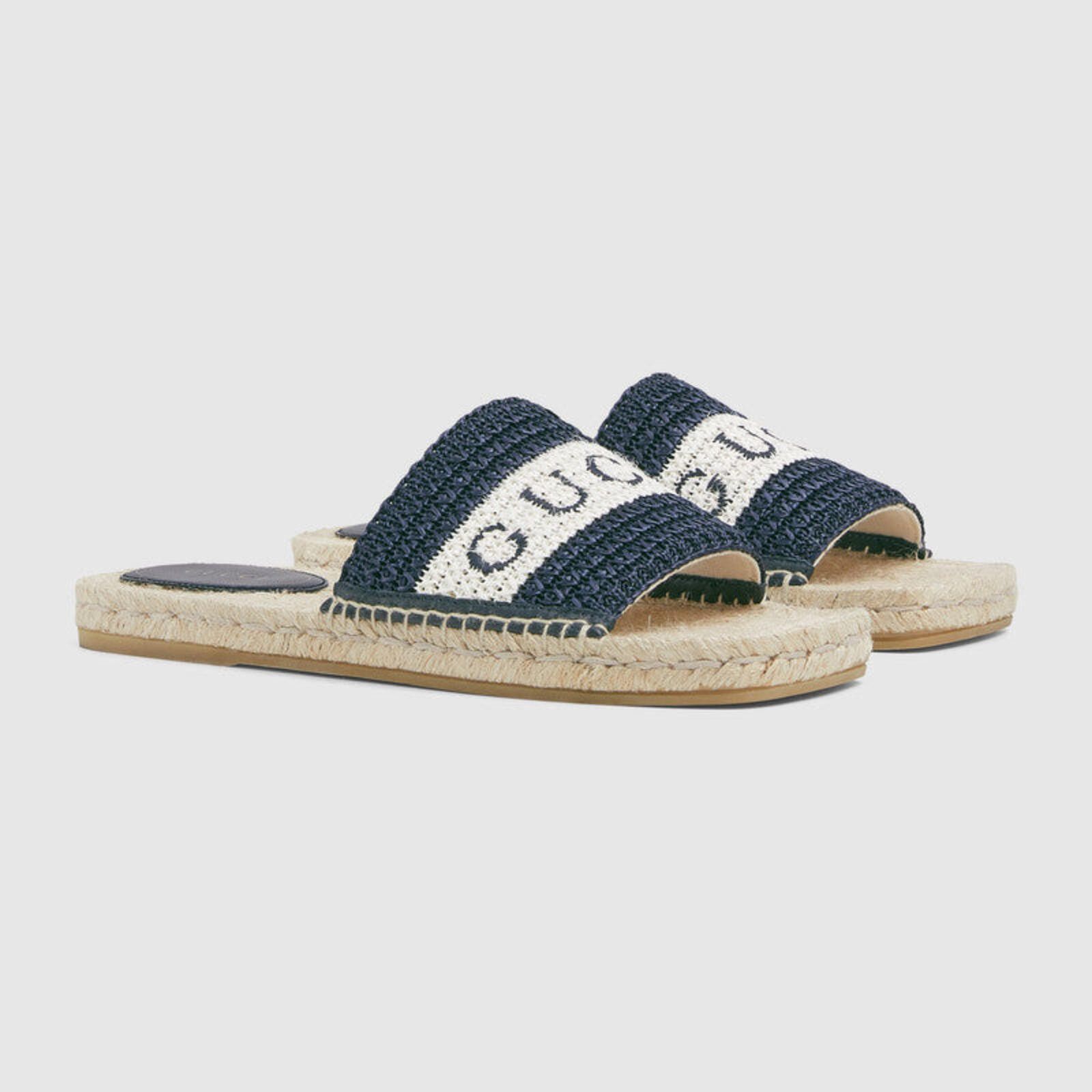Gucci Gucci Web Logo Slide Sandals Size ONE SIZE - 2 Thumbnail