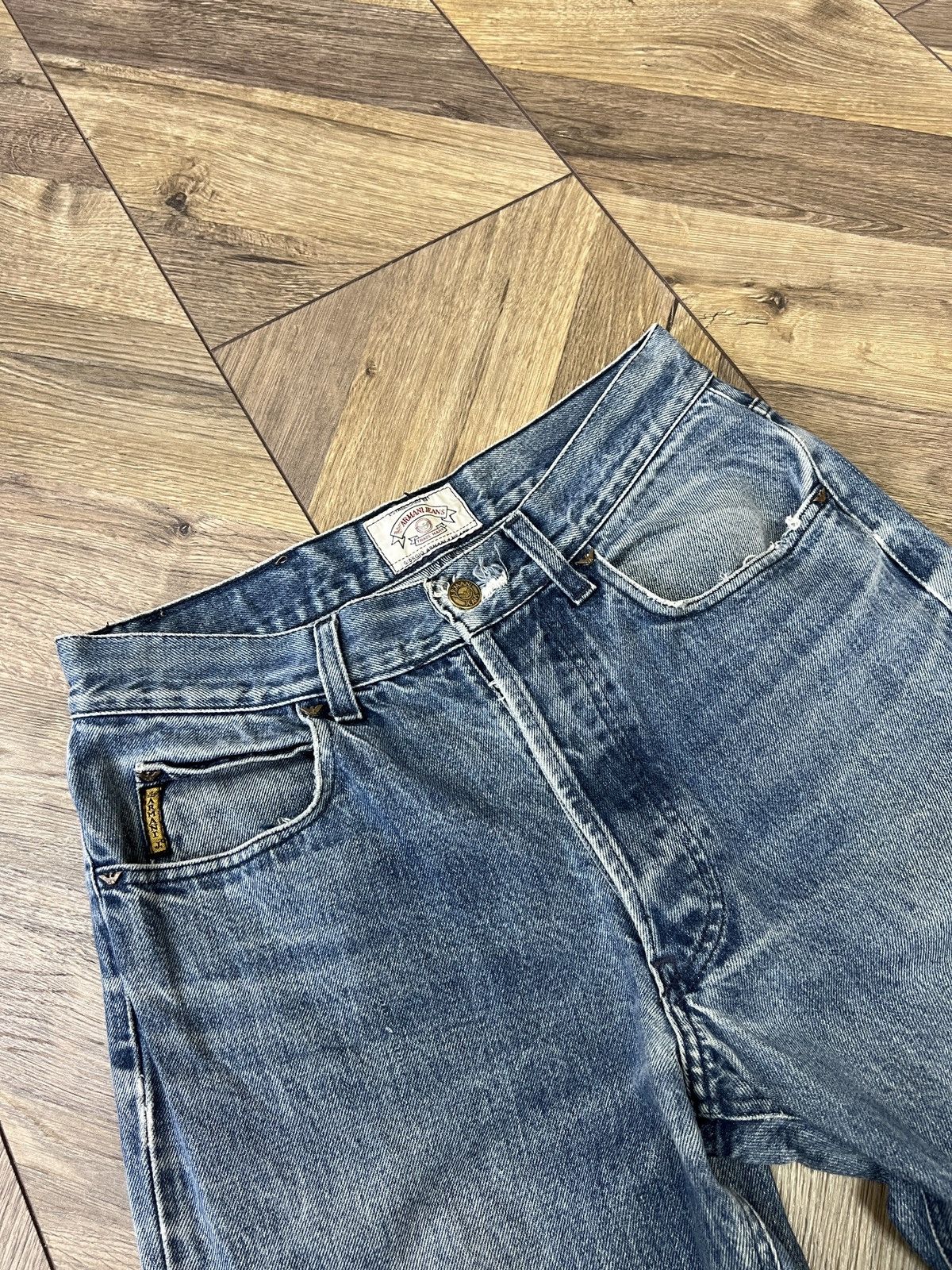 Armani × Emporio Armani × Vintage Vintage Armani Denim Blue Streetwear Jeans Size US 30 / EU 46 - 12 Thumbnail