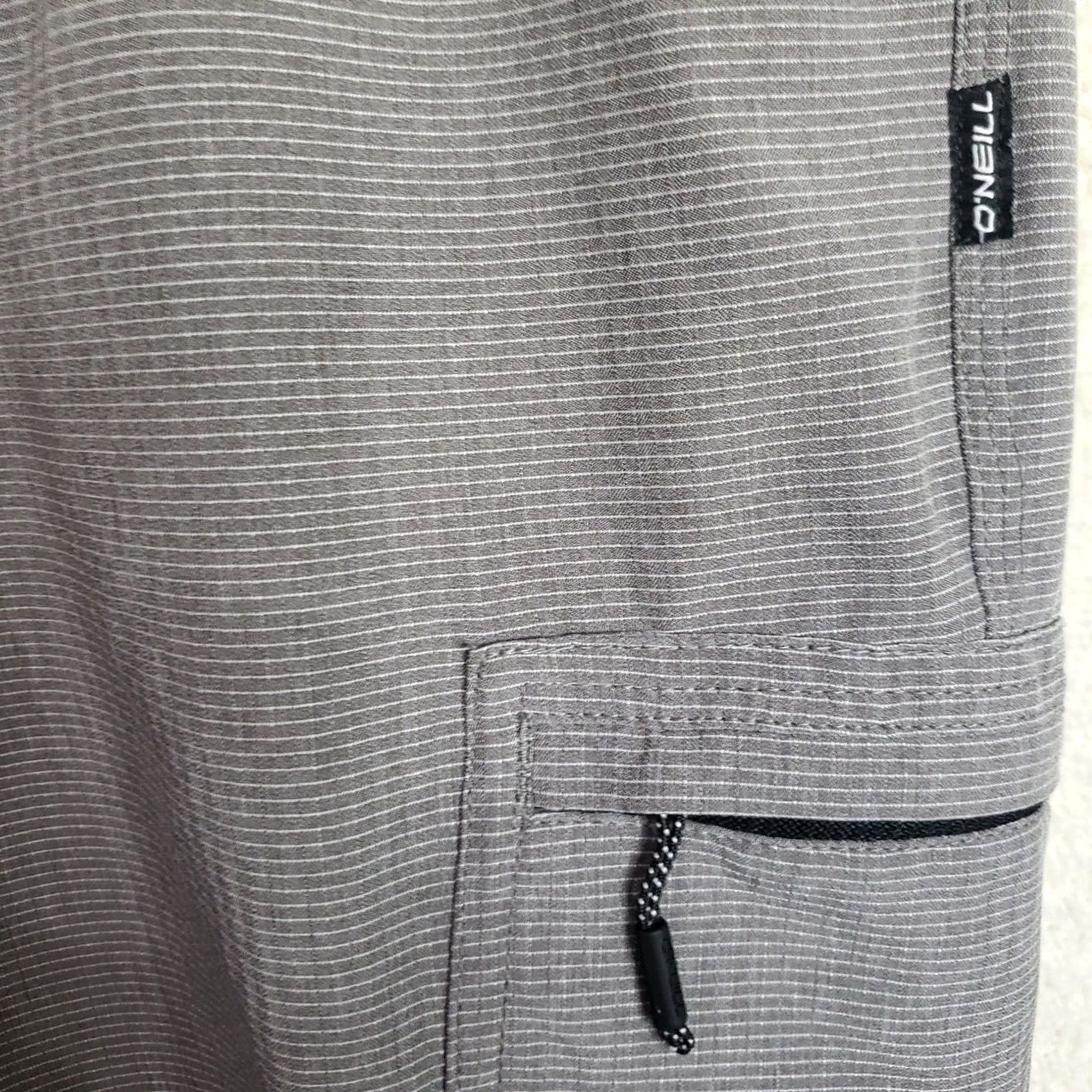 O'Neill O'Neill Mens 38 x 11 Gray Crossover Stretch Hiking Outdoor Beach Shorts Size US 38 / EU 54 - 5 Thumbnail