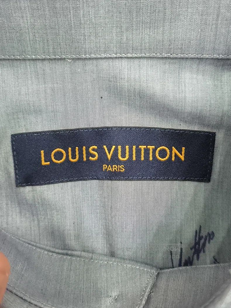 Louis Vuitton Louis Vuitton Bullet Screen Letter Print Long Sleeve Shirt Size US M / EU 48-50 / 2 - 4 Thumbnail