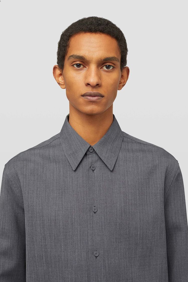 Jil Sander o1w1db11025 Shirt in Grey Size US S / EU 44-46 / 1 - 4 Thumbnail