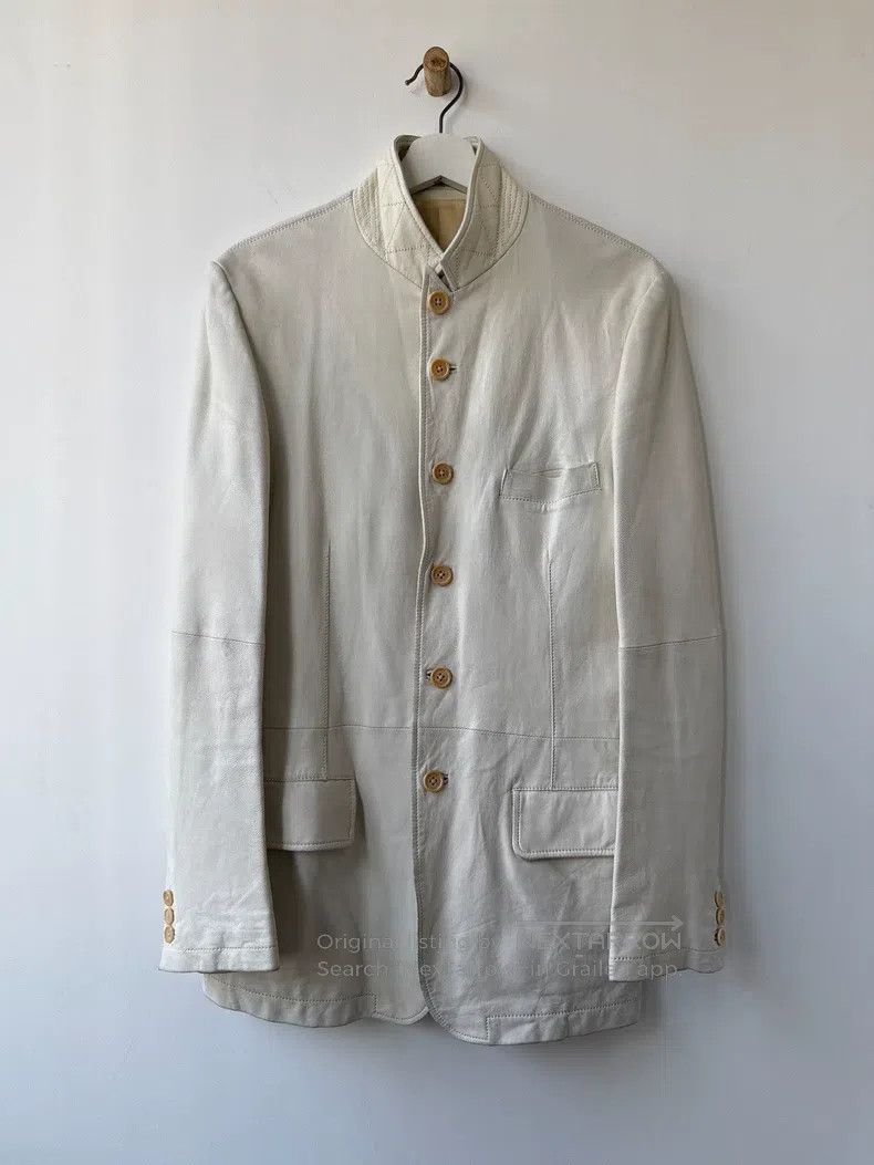 Yohji Yamamoto Yohji Yamamoto 2010 SS Main Line Show Sheepskin Suit Jacke Size US L / EU 52-54 / 3 - 1 Thumbnail