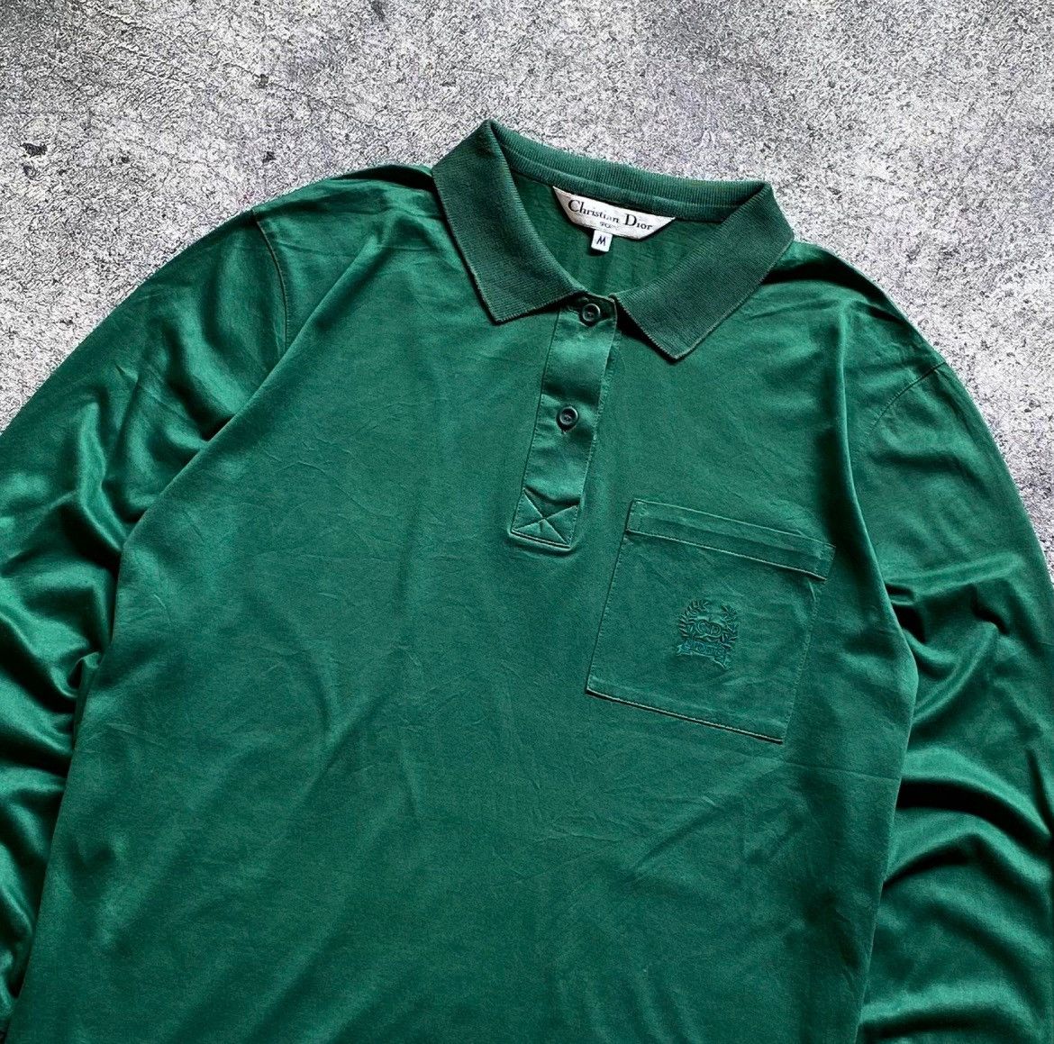 Christian Dior Monsieur Christian Dior Pocket on Logo Polo Shirt Size US M / EU 48-50 / 2 - 2 Thumbnail