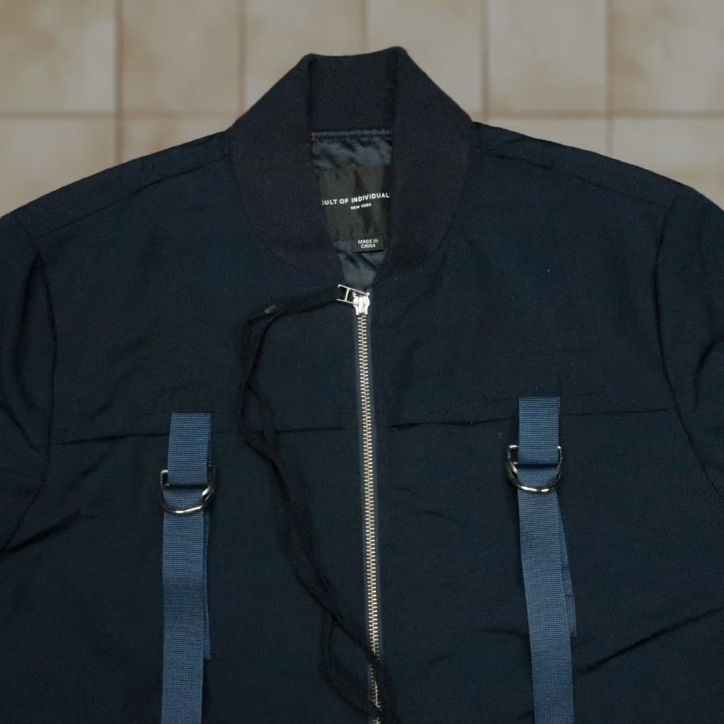 Cult Of Individuality Cult Of Individuality Jacket Mens Medium Blue Bomber Full Zip Pockets Size US M / EU 48-50 / 2 - 1 Thumbnail