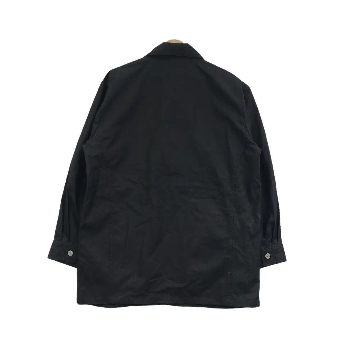 Vtg 80’ MODEM PARIS DESIGNER Black Tactical Parka Trench