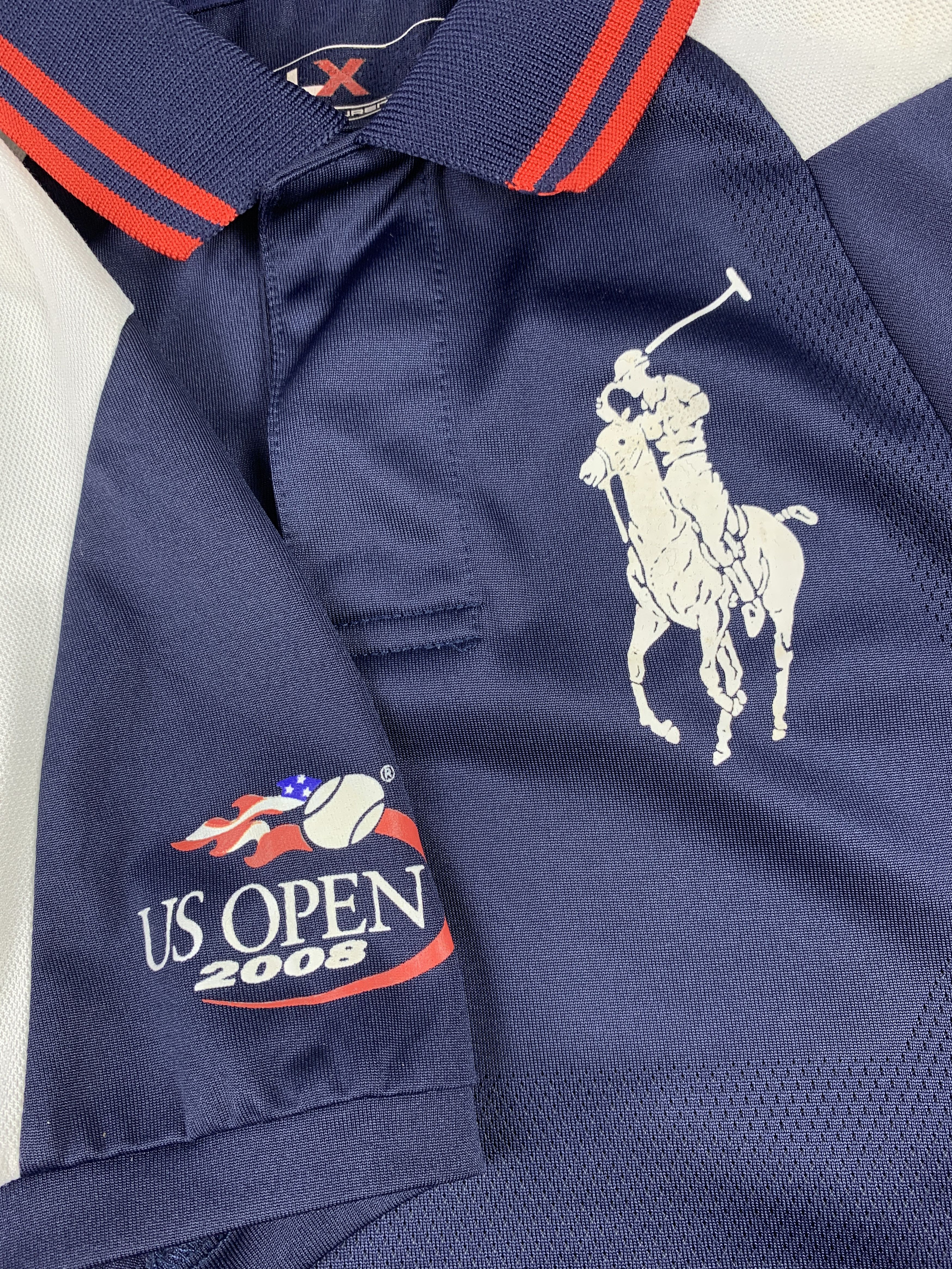 RLX Ralph Lauren 2008 RLX US Open Big Tennis Baby Polo (XS) Size XS / US 0-2 / IT 36-38 - 6 Thumbnail