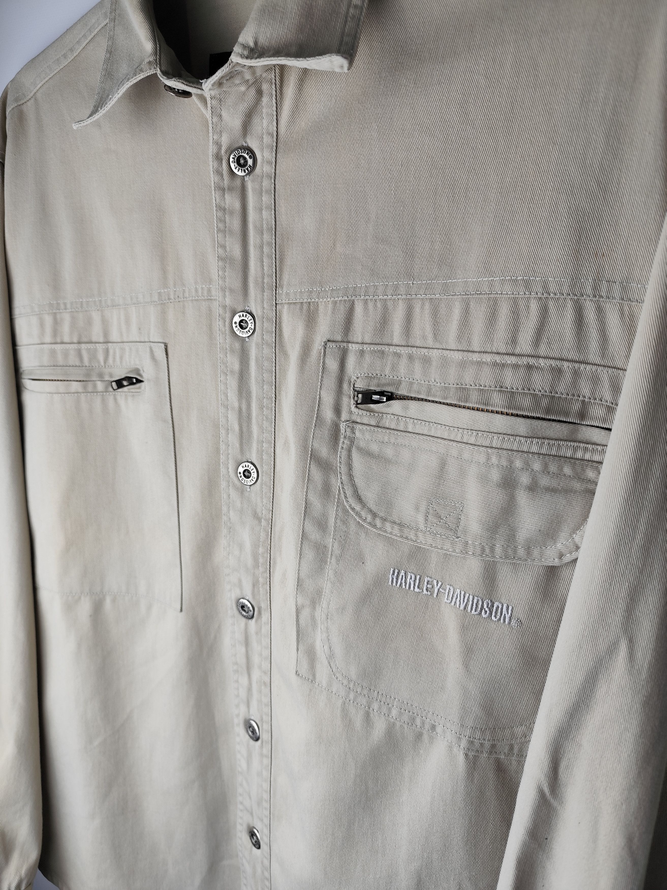 Harley Davidson Vintage Y2k streetwear Harley Davidson Overshoot Shirt Size US L / EU 52-54 / 3 - 2 Thumbnail