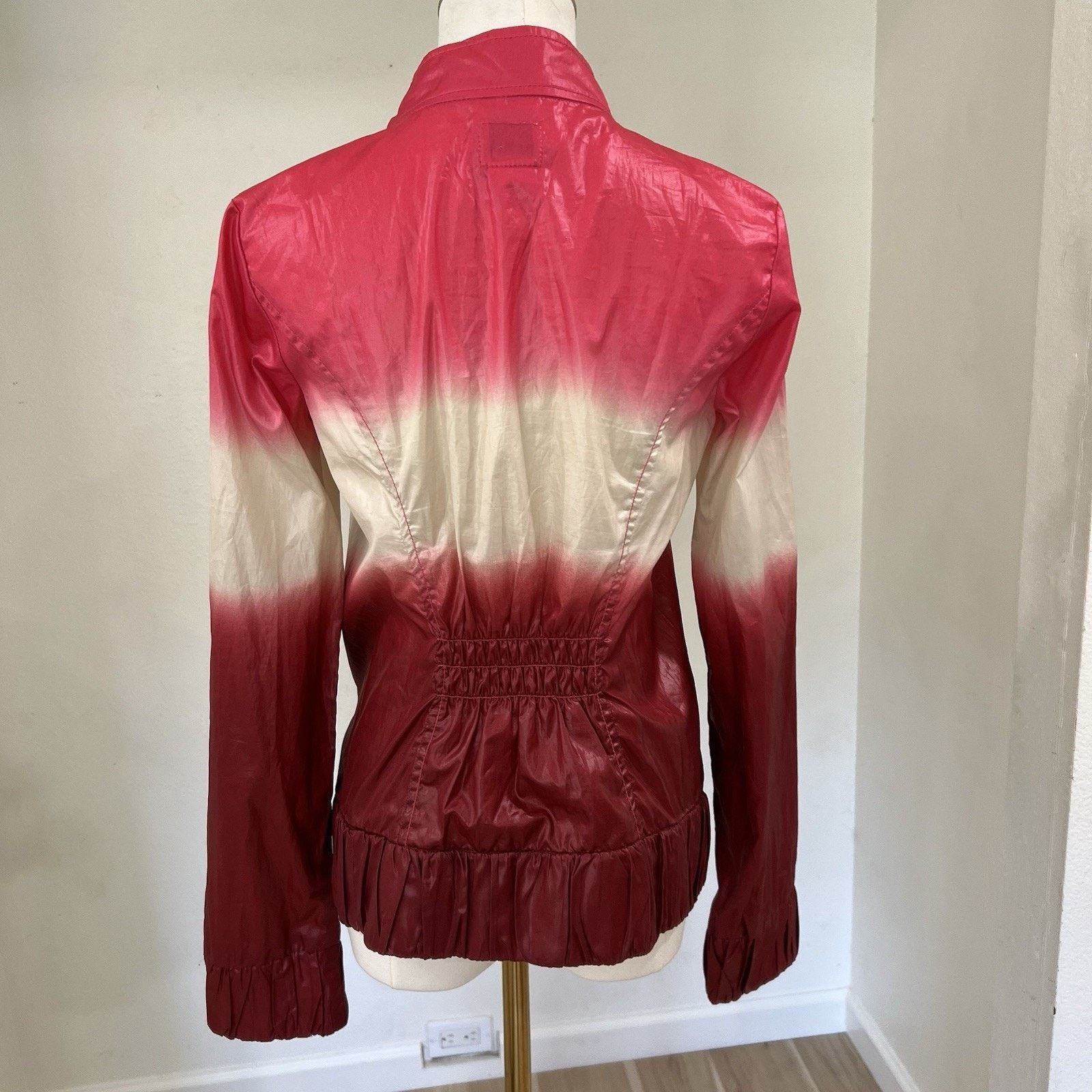 Miss Sixty Miss Sixty XS Moto Jacket Windbreaker Y2K Pink Size XS / US 0-2 / IT 36-38 - 4 Thumbnail