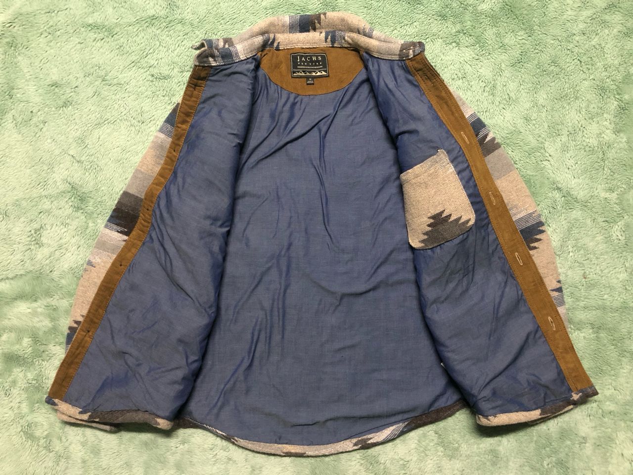 J.A.C.H.S. Mfg. Co. × Native JACHS NAVAJO SHIRT JACKET WOOL NATIVE DESIGN Size US M / EU 48-50 / 2 - 4 Thumbnail