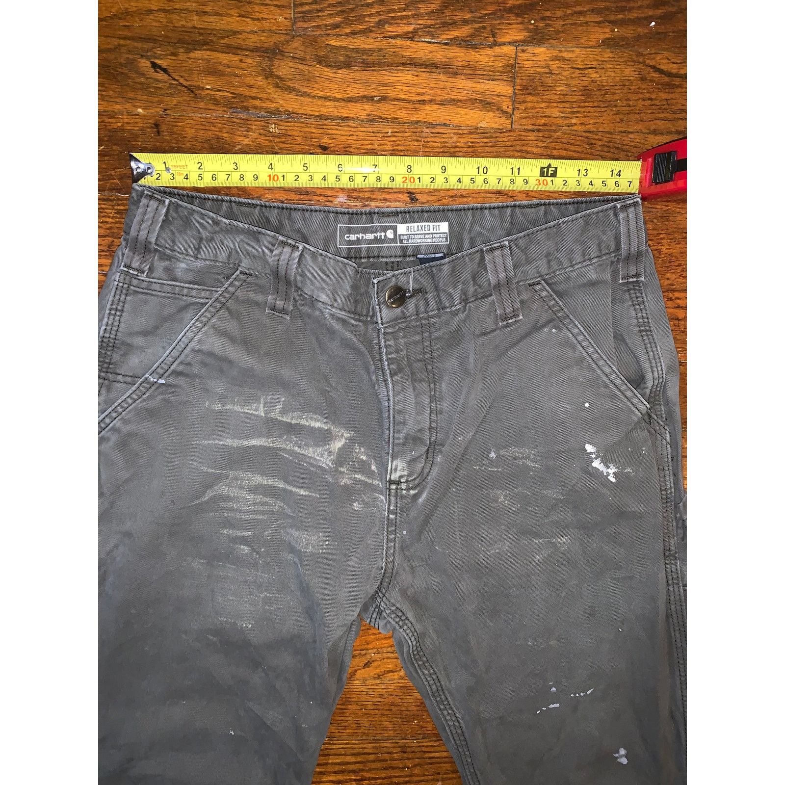 Carhartt Carhartt B324 Carpenter Pants 32x32 Distressed Workwear Size US 32 / EU 48 - 4 Thumbnail