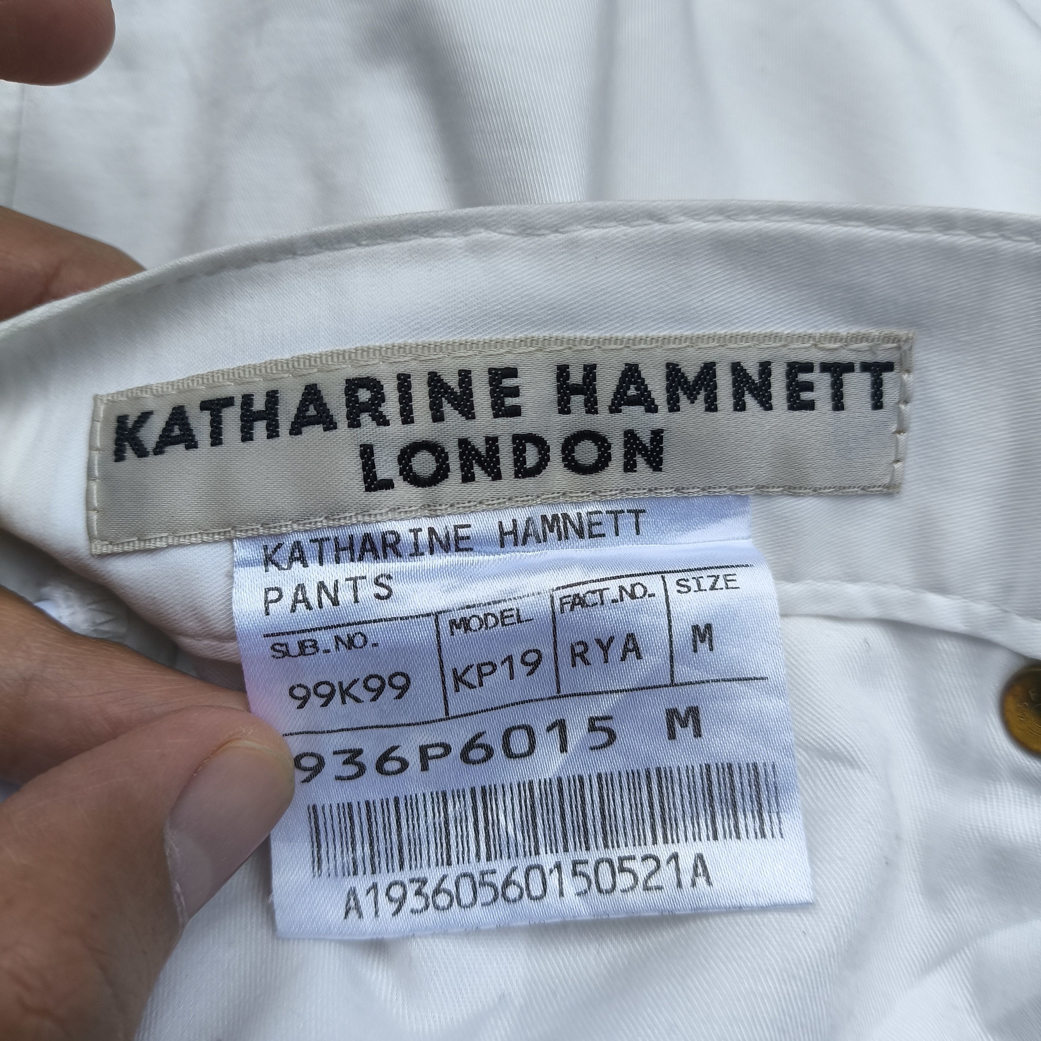 Katharine Hamnett London Katharine hamnett london cargo pants (nyloncotton) truewhite Size US 31 - 3 Thumbnail