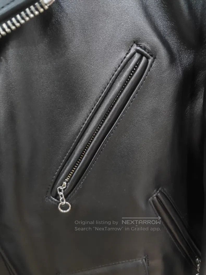 Schott Schott Classic cable-stayed castrated cowhide motorcycle r Size US S / EU 44-46 / 1 - 4 Thumbnail
