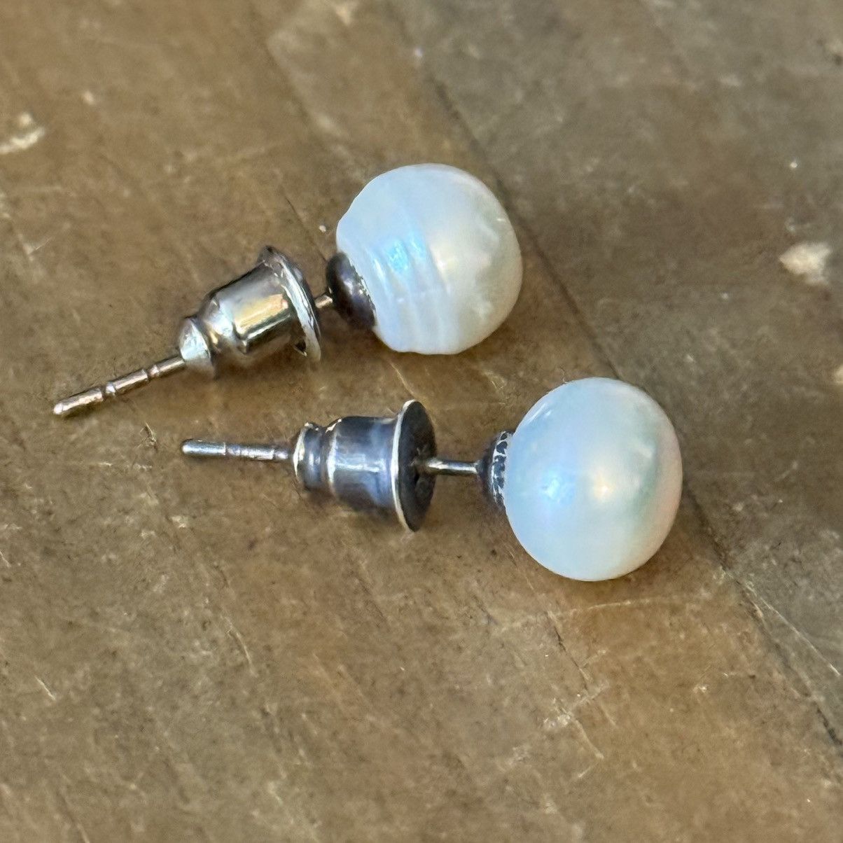 Vintage Vintage freshwater pearl stud earrings Size ONE SIZE - 3 Thumbnail