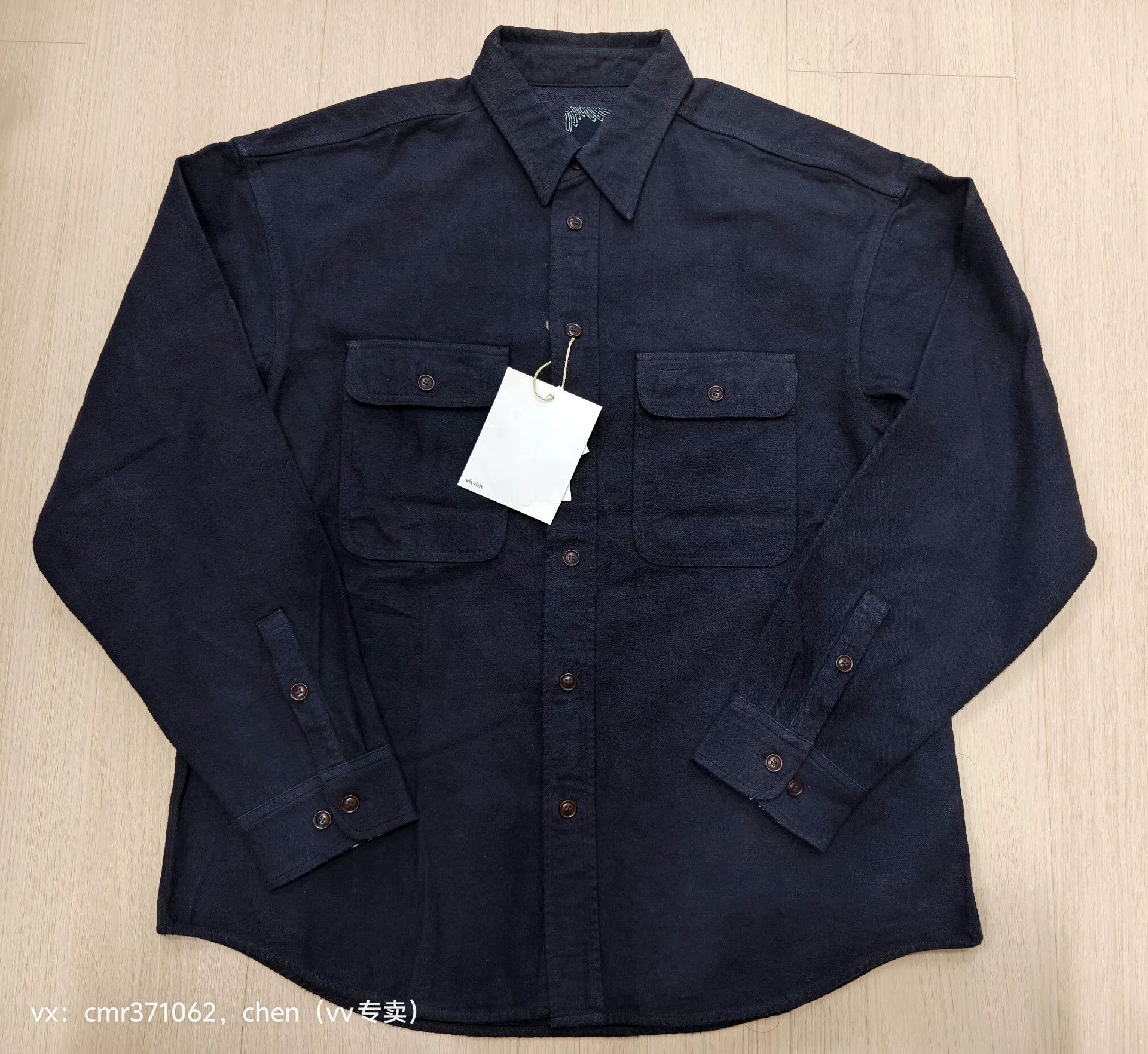 Visvim VISVIM 20 ICT LUMBER LS SHIRT dk indigo 2 flannel w/ kofu cuff Size US M / EU 48-50 / 2 - 1 Thumbnail
