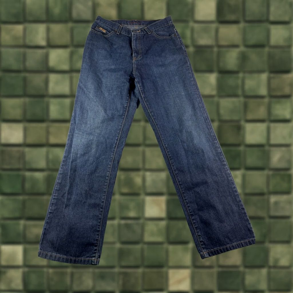 Eddie Bauer Eddie Bauer Jeans Women's 10 Regular Original Loose Straight Leg Denim Blue 5-Pocket Pockets Vintage No 90s Theme Fashion Jeans Size 32" / US 10 / IT 46 - 1 Thumbnail