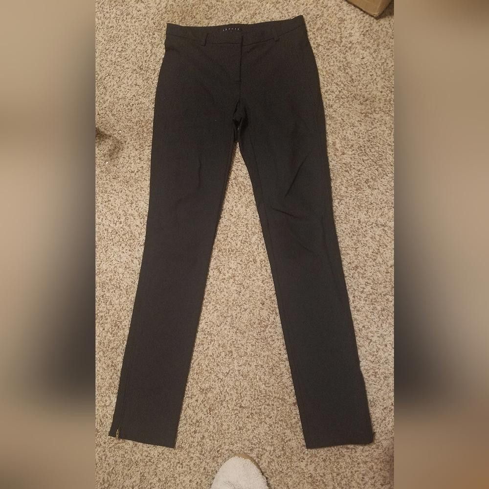 Theory Theory Black Trousers Size 0 Size 25" / US 0 / IT 36 - 2 Thumbnail