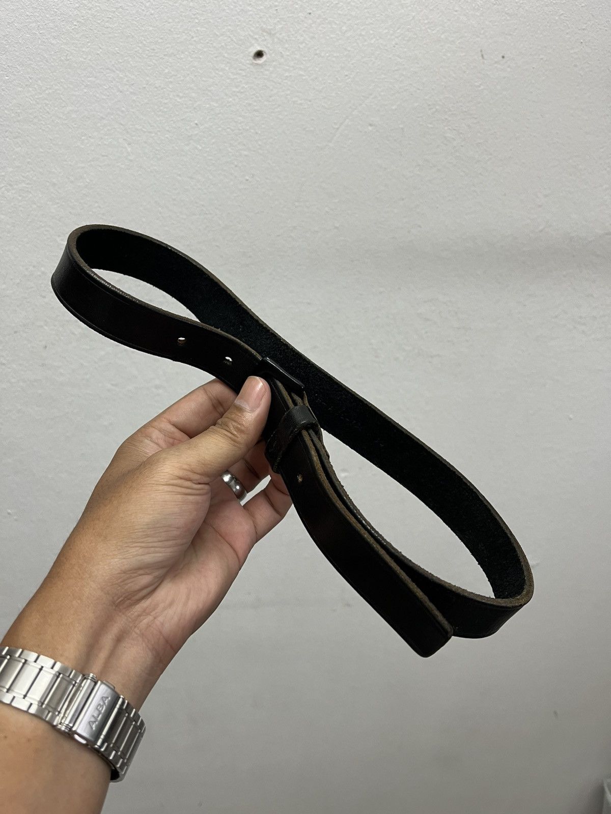 Yohji Yamamoto Y’s leather belt Size ONE SIZE - 2 Thumbnail