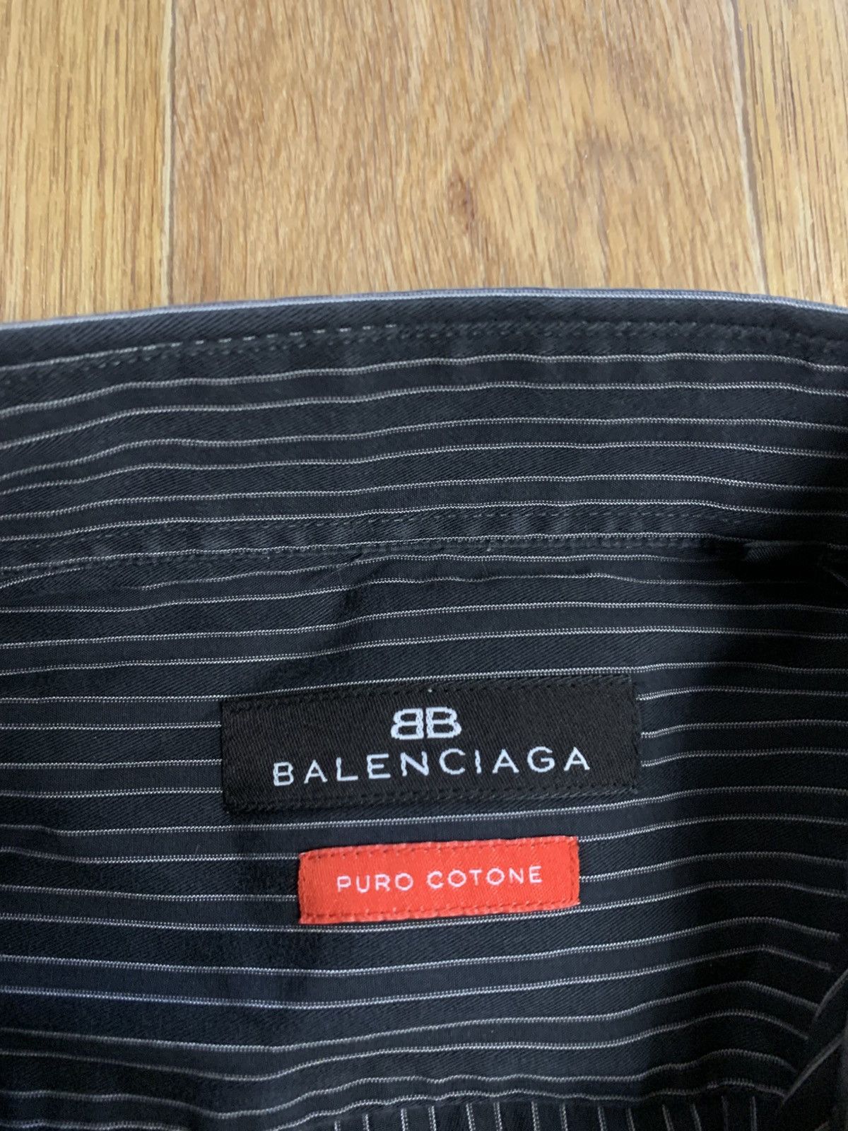 Balenciaga Balenciaga Vintage Custom Sleeves Button Shirt Size US S / EU 44-46 / 1 - 6 Thumbnail