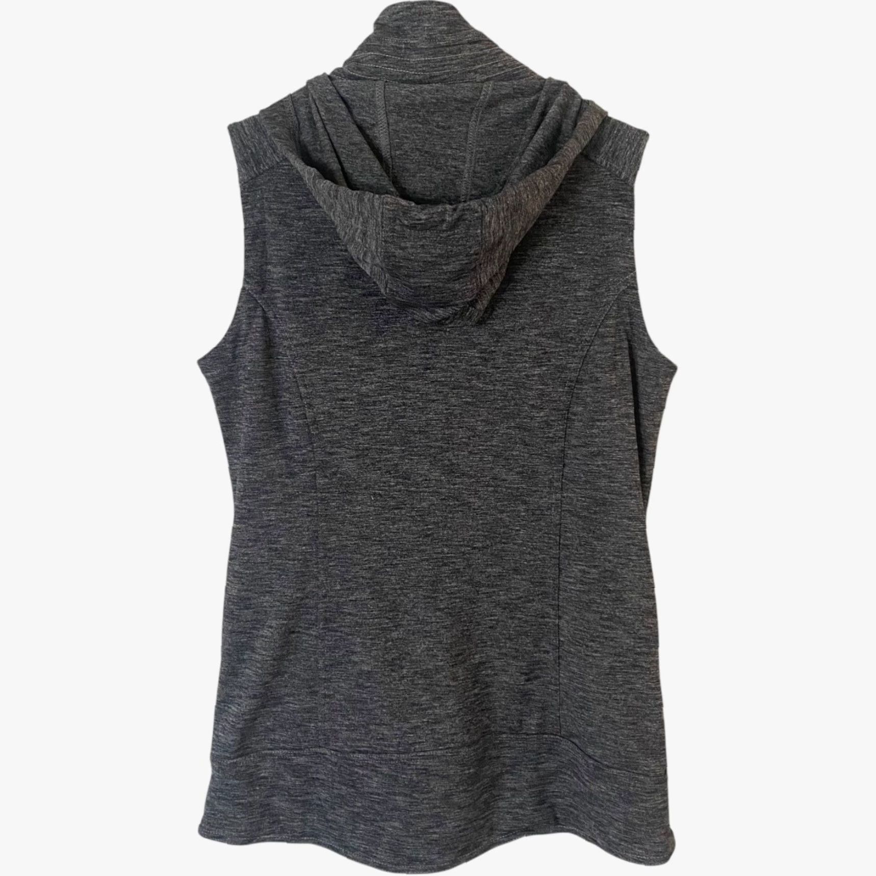 Vintage Kuhl Mova Zip-Up Hooded Hiking Vest Gray Women's Small Sleeveless Hoodie Jacket Size S / US 4 / IT 40 - 4 Thumbnail