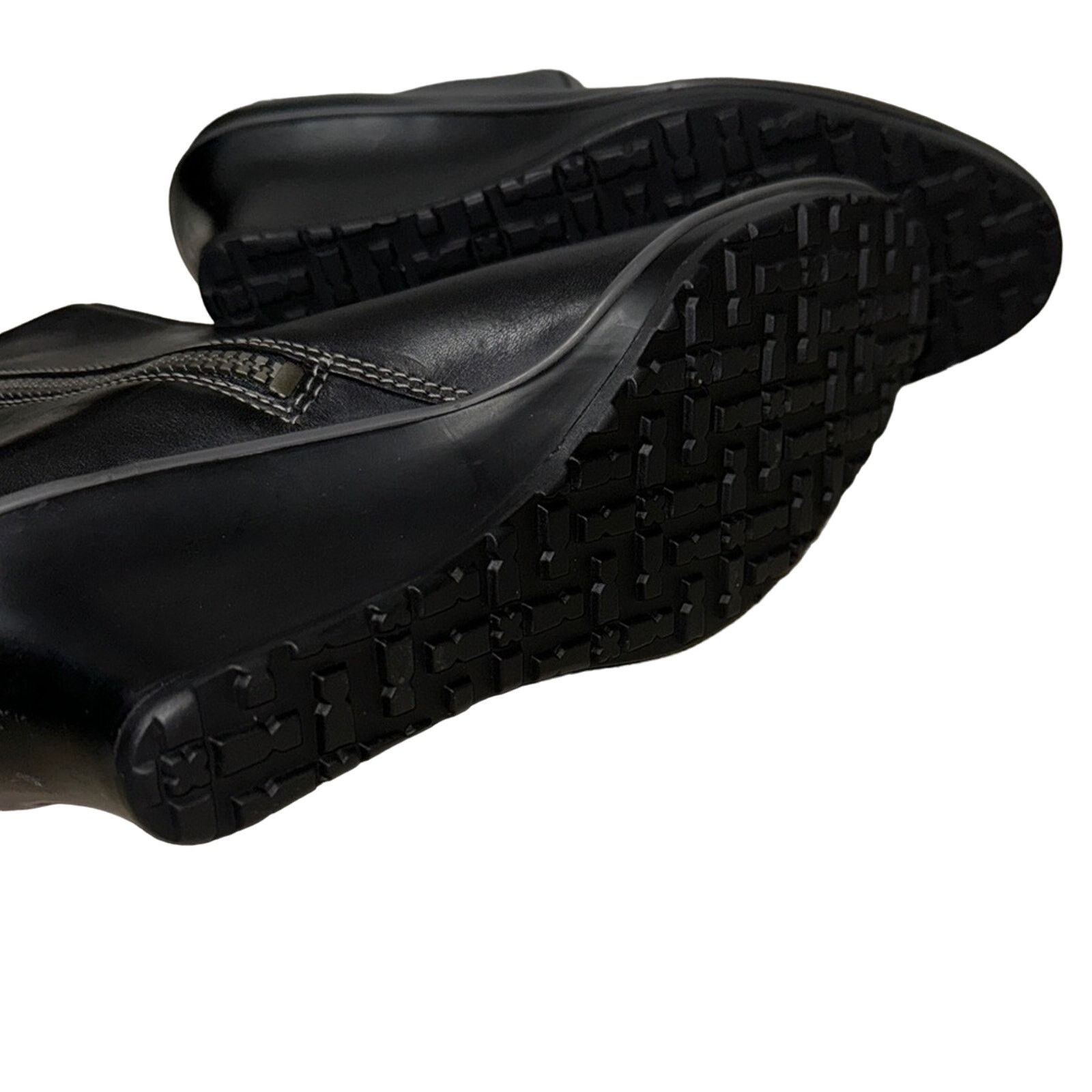 Timberland Timberland Leather Zip Wedge Ankle Boots Black Size 5.5 Size US 5.5 / IT 35.5 - 5 Thumbnail
