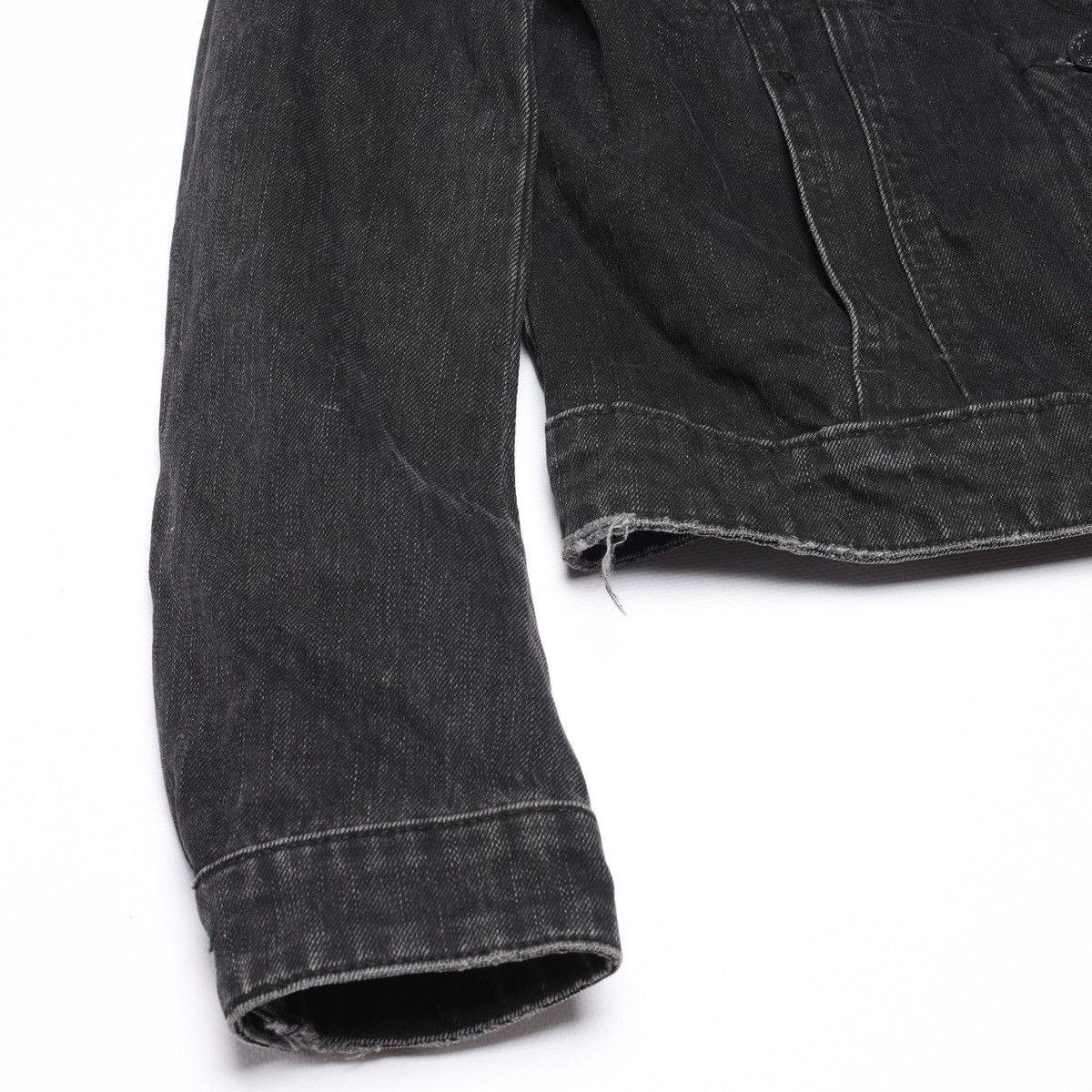 Zadig & Voltaire Zadig Voltaire Kioky Denim Jeans Black Jacket Zip Size S / US 4 / IT 40 - 11 Thumbnail