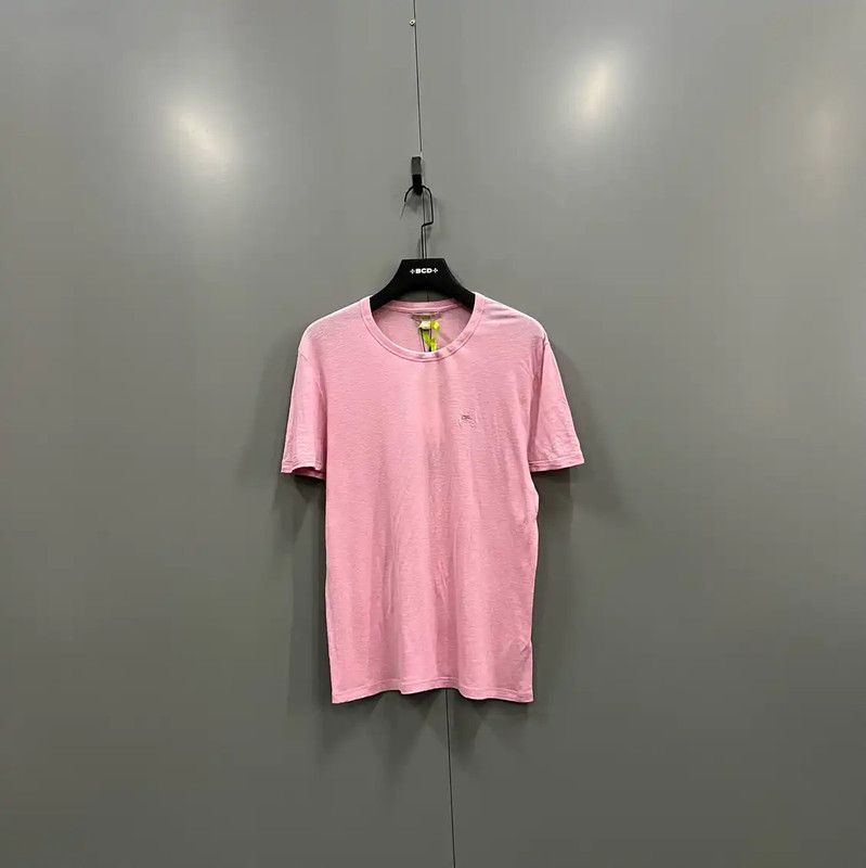 Burberry Burberry Summer Pink Cotton Short Sleeve T-Shirt Size M / US 6-8 / IT 42-44 - 1 Thumbnail
