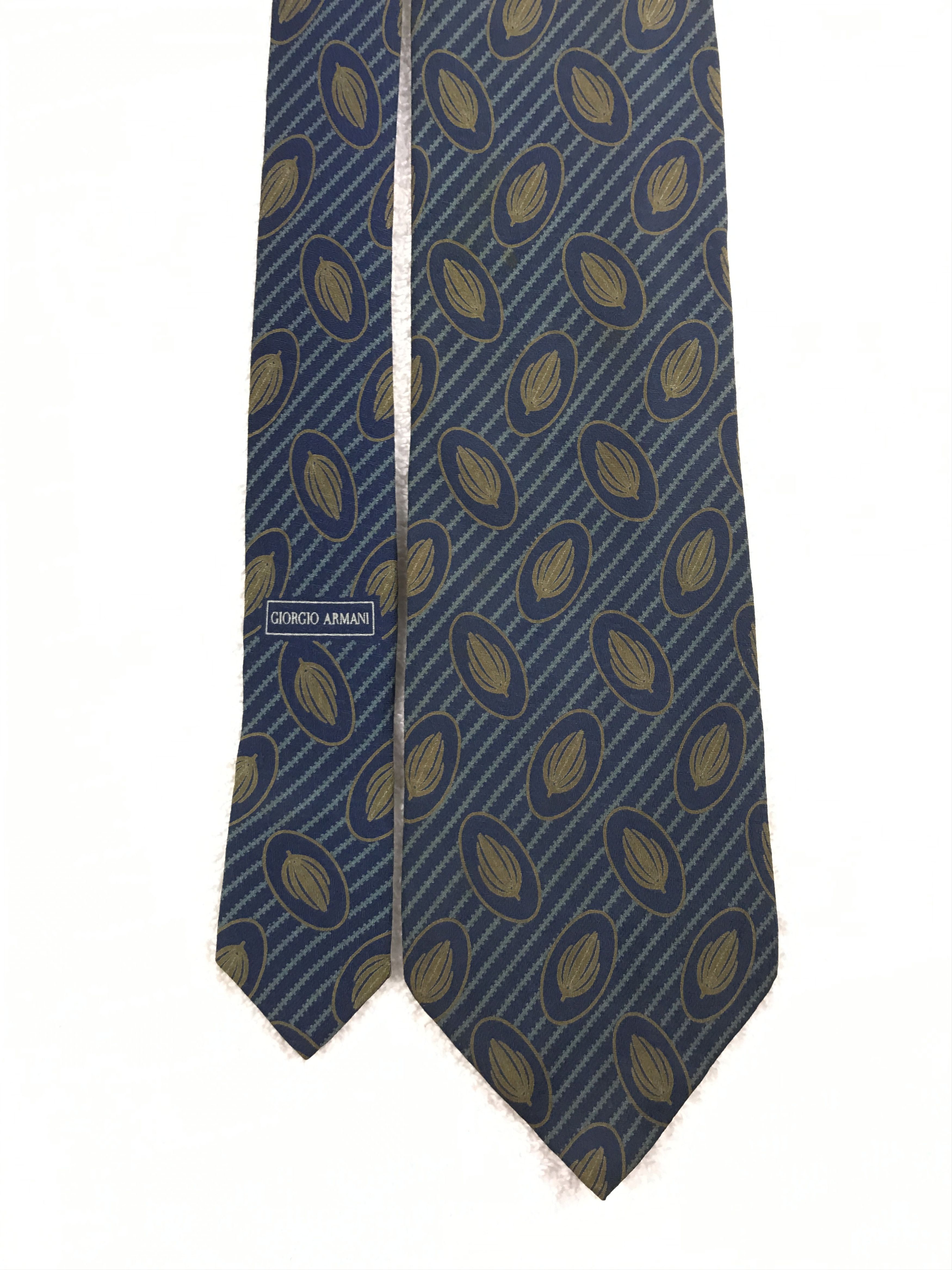 Giorgio Armani × Vintage Vintage Giorgio Armani Silk Necktie Size ONE SIZE - 3 Thumbnail