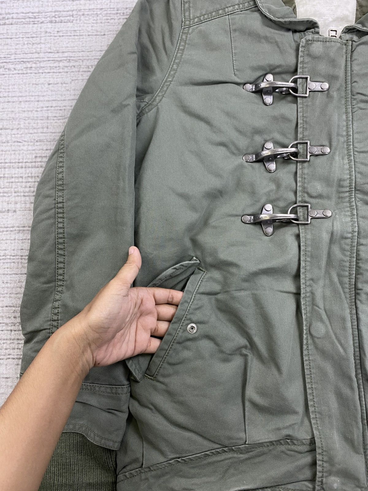 MOUSSY 🔥Rare Vintage Moussy Military Spec Fireman Jacket Size US M / EU 48-50 / 2 - 8 Thumbnail