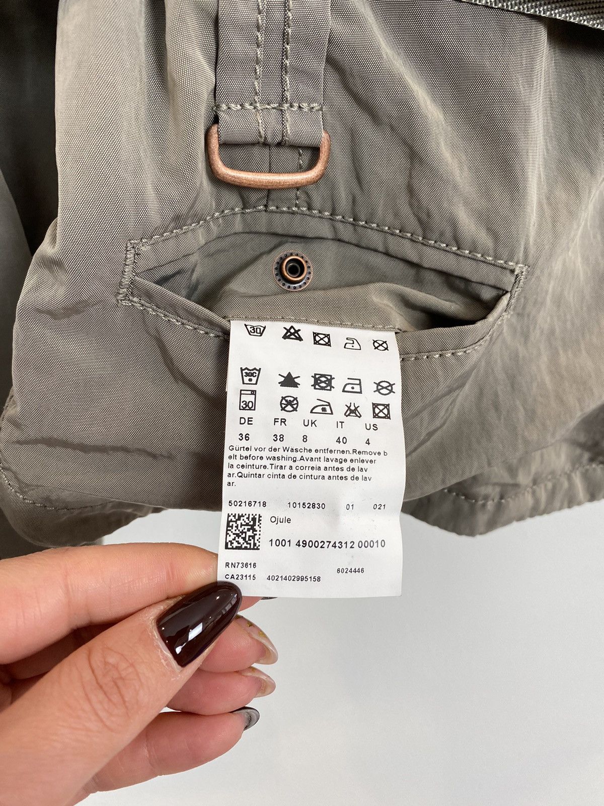 Hugo Boss Boss Orange Windbreaker Jacket With Belt Womens Size US4 Top Size XS / US 0-2 / IT 36-38 - 5 Thumbnail