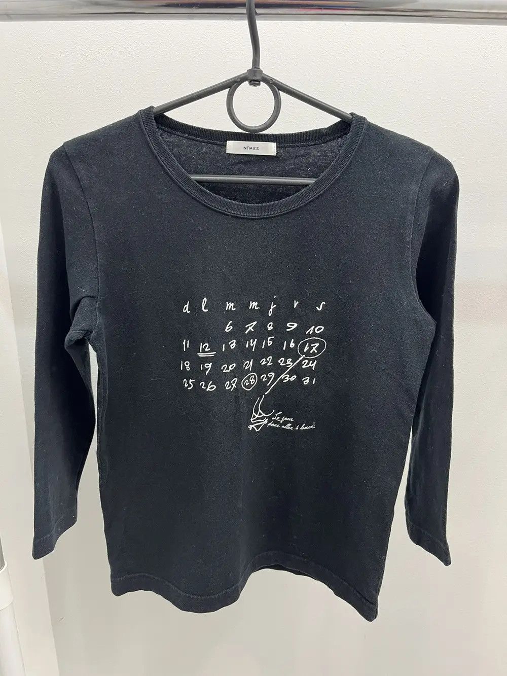 Japanese Brand Nimes Made In Japan Margiela Style Long Sleeve Tee T-Shirt Size S / US 4 / IT 40 - 1 Thumbnail