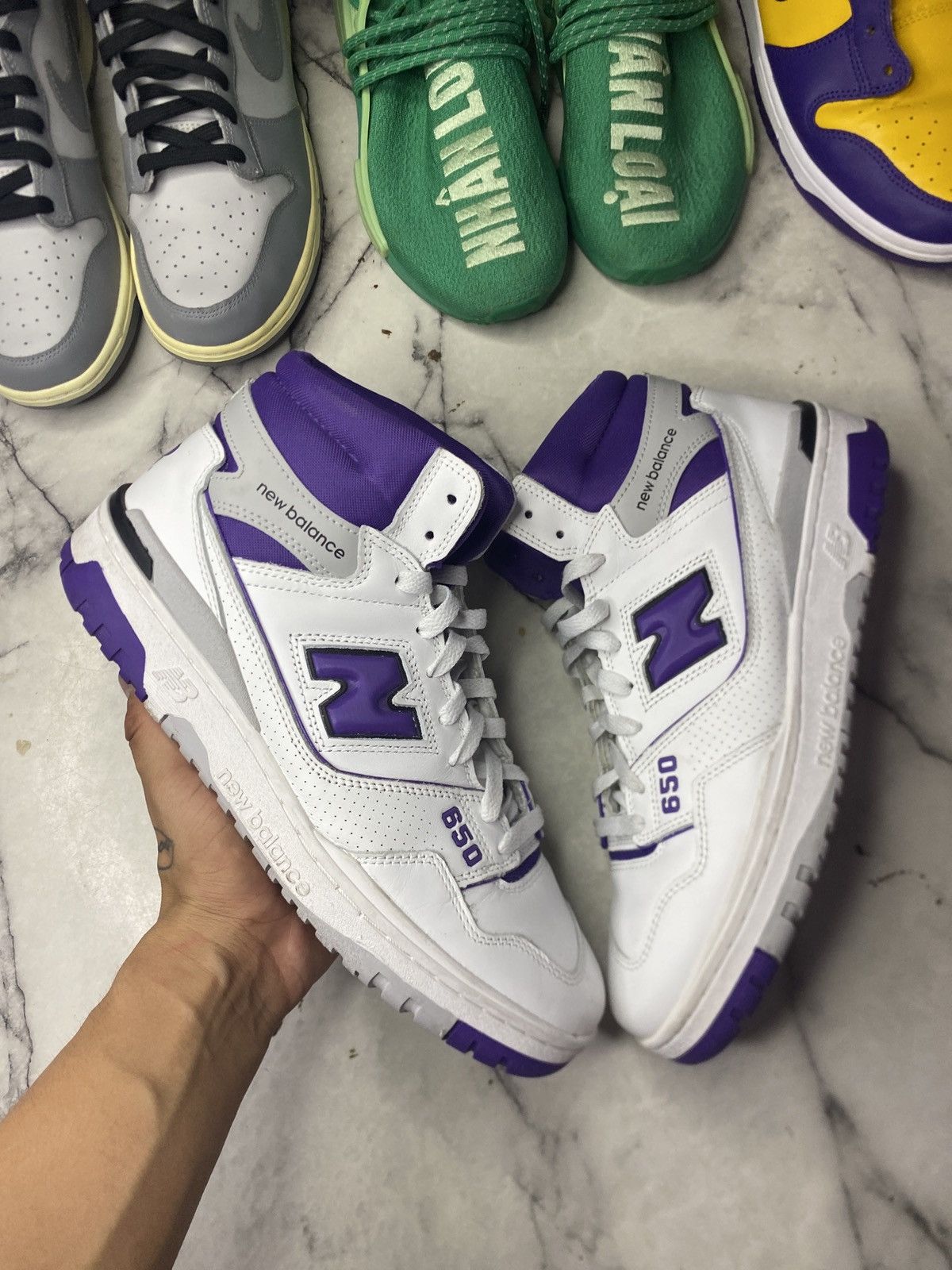 New Balance New balance high purple Size US 9.5 / EU 42-43 - 1 Thumbnail