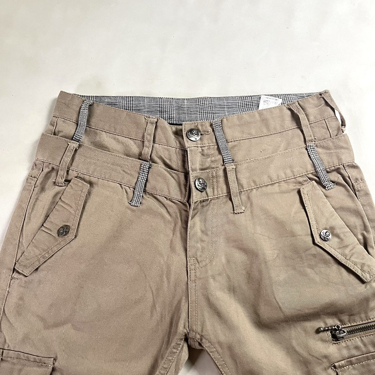 Japanese Brand 00s Double Focus Double Waist Cargo pants Size US 30 / EU 46 - 3 Thumbnail