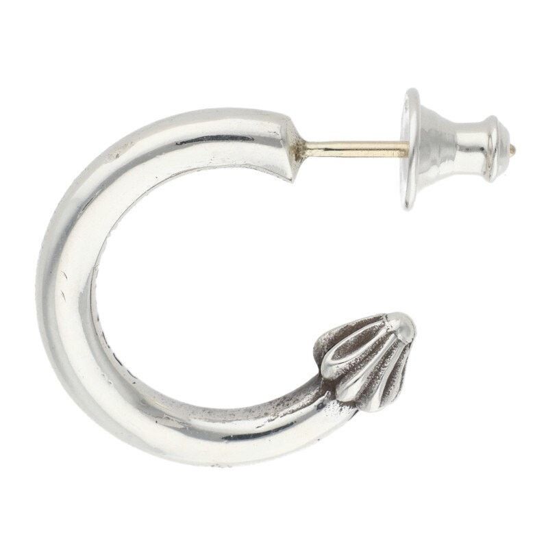 Chrome Hearts Chrome Hearts Plain Hoop Silver Earring Size ONE SIZE - 5 Thumbnail