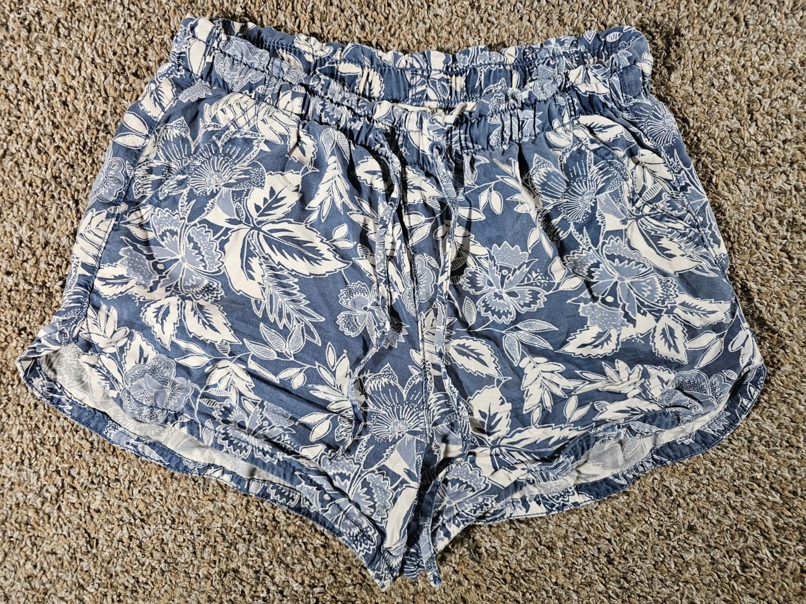 American Eagle Outfitters American Eagle Womens Shorts Floral Size M Drawstring Hirise Size 32" / US 10 / IT 46 - 1 Thumbnail