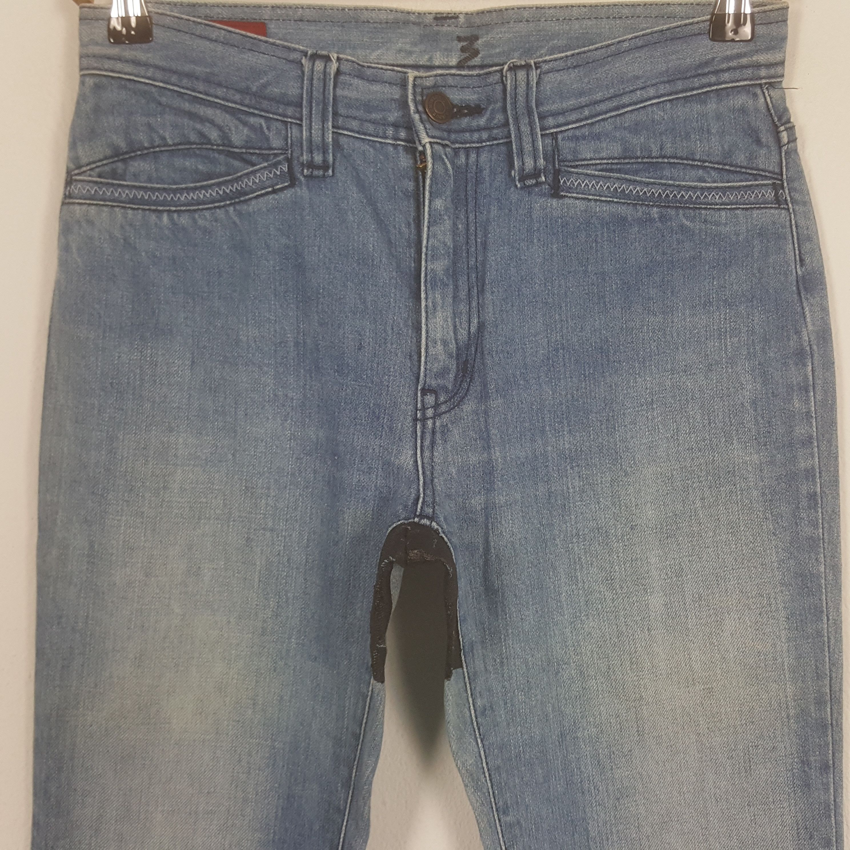 Hysteric Glamour × Japanese Brand × Vintage Vintage Hysteric Glamour Japanese Custom Art Bootcut Jeans Size US 27 - 5 Thumbnail