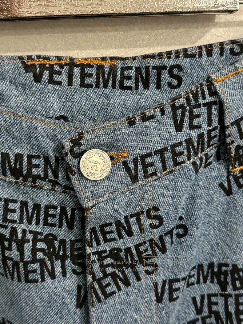 Vetements Vetements Fully Printed Bulletproof Jeans Size US 32 / EU 48 - 4 Thumbnail