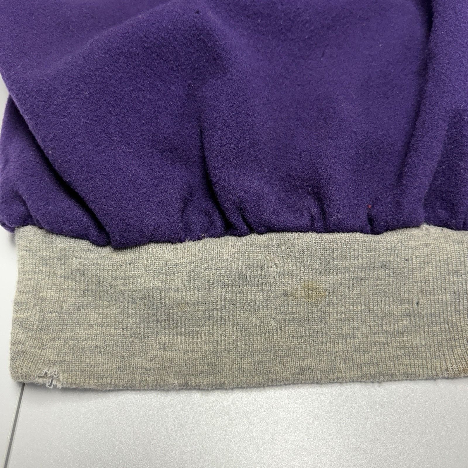 Holloway Vintage Holloway Letterman Jacket Mens 44 Purple Wool Bomber Size US M / EU 48-50 / 2 - 12 Thumbnail