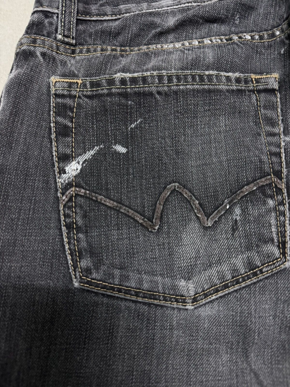 If Six Was Nine VINTAGE 1990s JAPAN RAGS FLARED GRUNGE CRAZY DISTRESS FADES Size US 32 / EU 48 - 15 Thumbnail